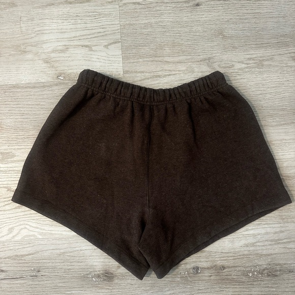Essentials Dark Brown Shorts size XS - Picture 5 of 5